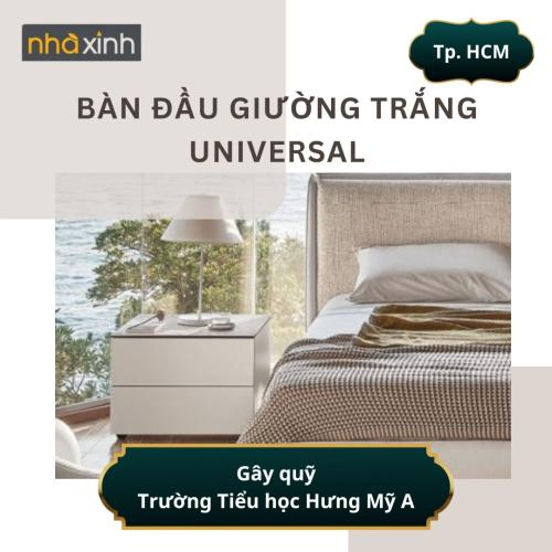 Bàn Đầu Giường Trắng Universal