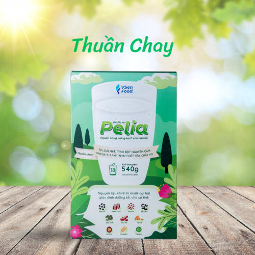 [Bột sữa hạt] Pelia Thuần Chay 540g