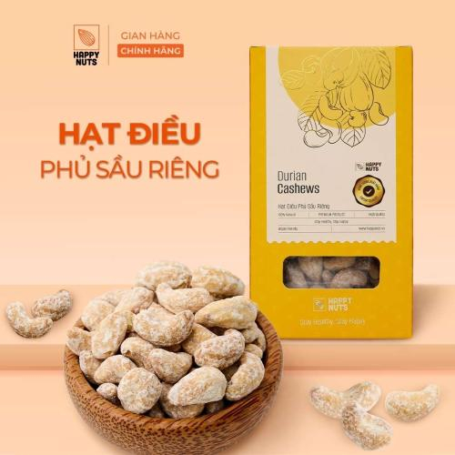 Hạt Điều Vị Sầu Riêng Happy Nuts 500g