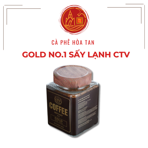 Cà Phê Hòa Tan Gold No.1 Sấy Lạnh CTV Hũ 100g