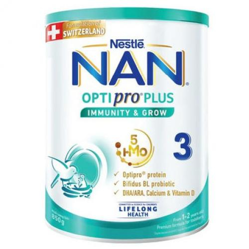 Sữa NAN OPTIPRO PLUS 3 Lon 800gr (1-2 Tuổi)