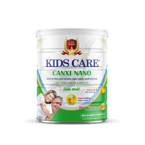 Sữa Mát KIDS CARE CANXI NANO Lon 900gr (19 Tuổi Trở Lên)