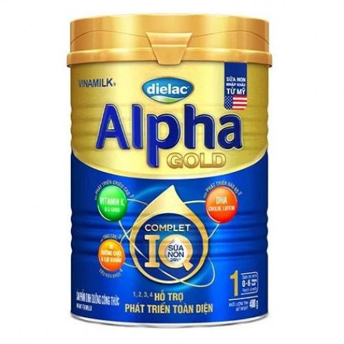 Sữa Bột Dielac Alpha Gold 1 Lon 400gr (0-6 Tháng)