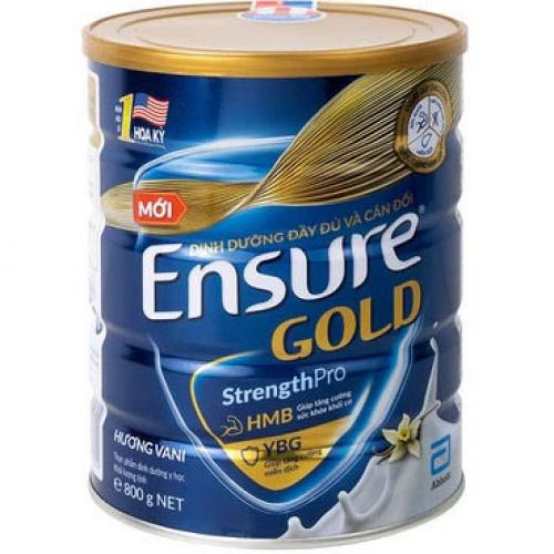 Sữa Ensure Gold StrengthPro Abbott Hương Vani (Lon 800g)