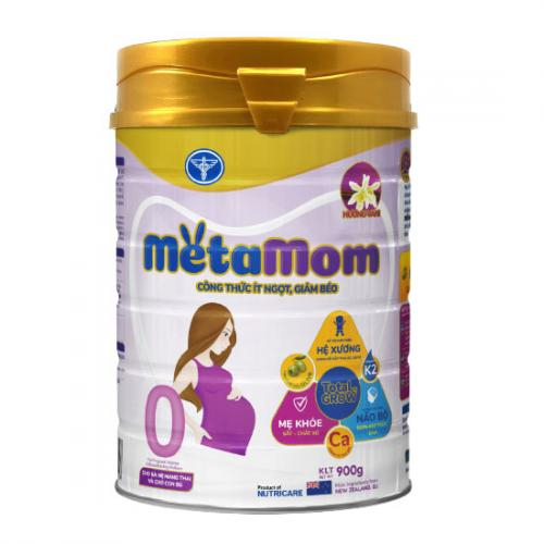 Sữa Bột MetaMom Lon 900gr Hương Vani (Phụ Nữ Có Thai & Cho Con Bú)