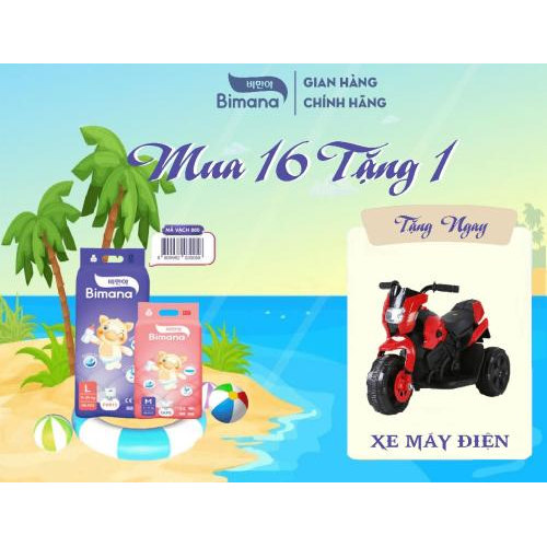 Tã dán Bimana Hàn Quốc size M (6 - 11kg)