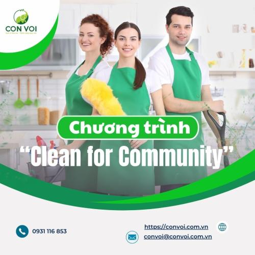 Chương Trình Làm Sạch Cho Cộng Đồng - Clean For Community